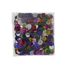 Sequins Round 10mm Assorted Colours 25g (FS)