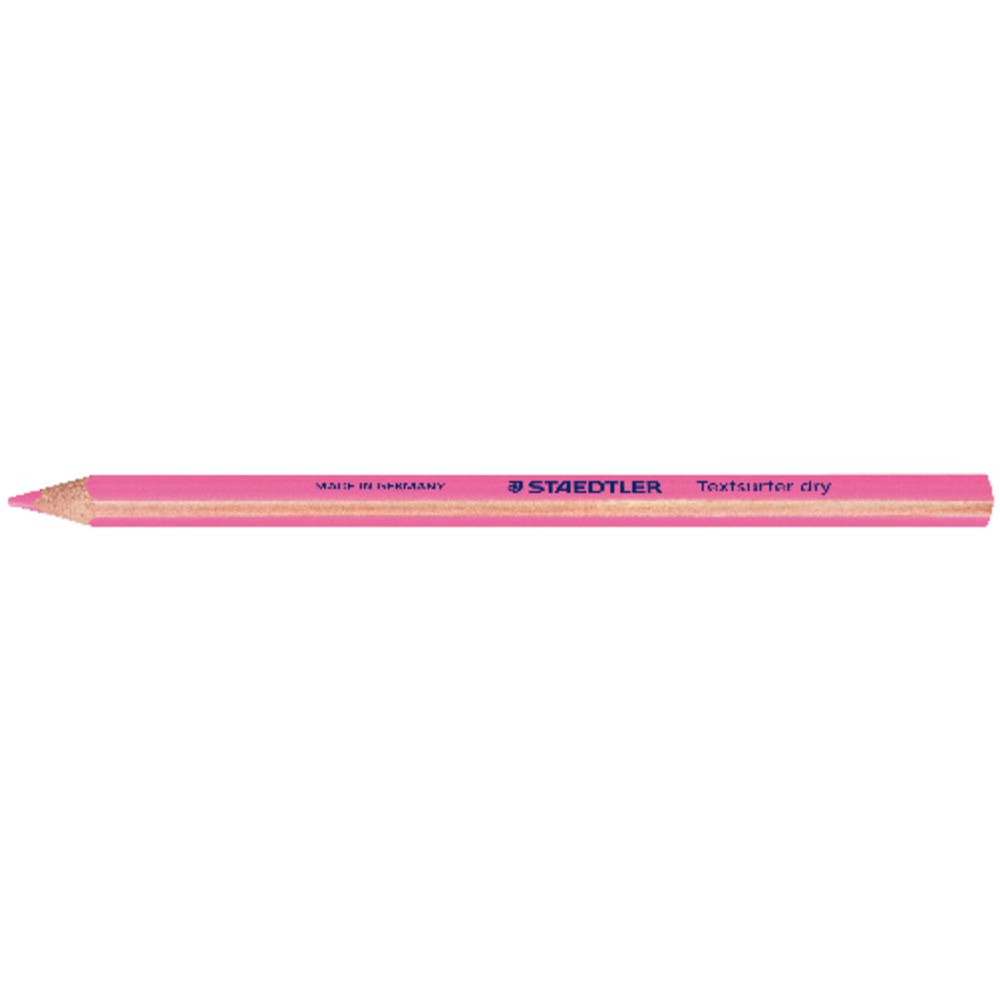 Highlighter Pencil Triangular Staedtler Textsurfer Pink (FS)
