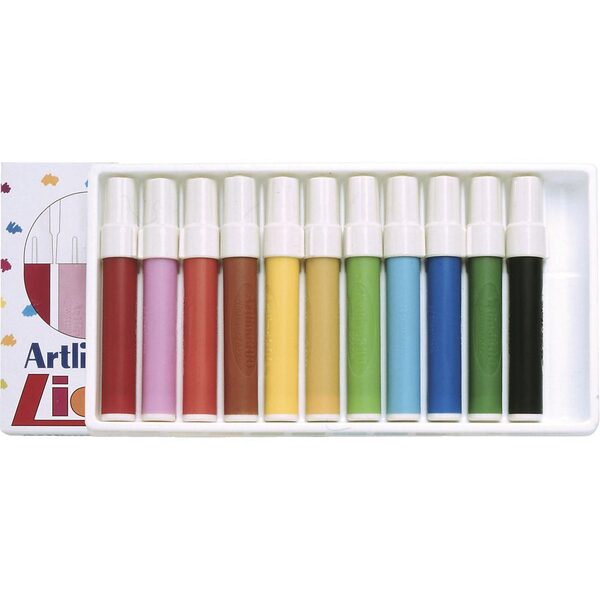 Crayons Liquid Artline 300 Assorted 12 (FS)