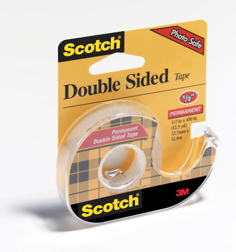 Tape Double Sided Scotch 136P 12.7mm x 6.3M With Dispenser (FS)