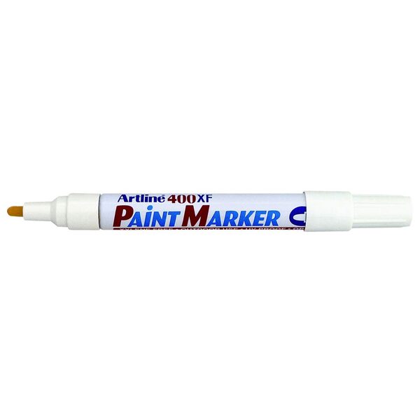 Artline 400 Paint Marker Permanent 2.3mm Bullet White (FS)