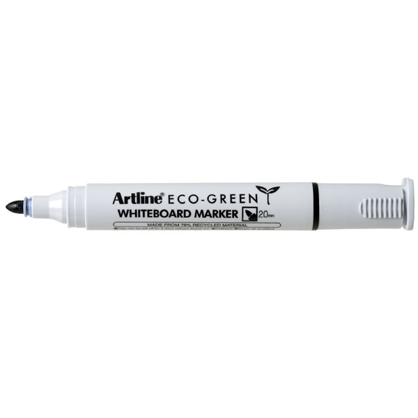 Artline Eco-Green Whiteboard Marker Bullet Black (FS)