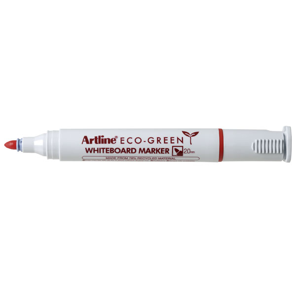 Artline Eco-Green Whiteboard Marker Bullet Red (FS)