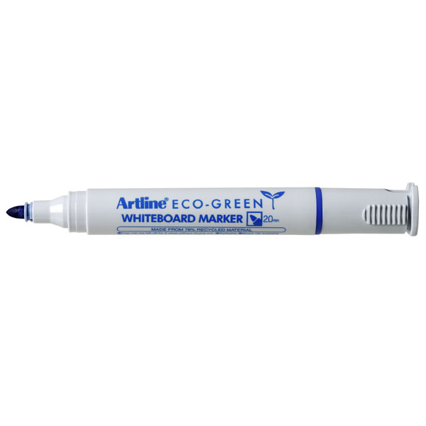 Artline Eco-Green Whiteboard Marker Bullet Blue (FS)