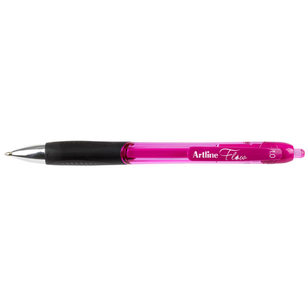 Artline Flow Retractable Pen Pink (FS)