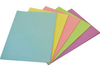 Coloured Paper A3 80gsm Pack 50 - Assorted Colours (Pastel) (FS)