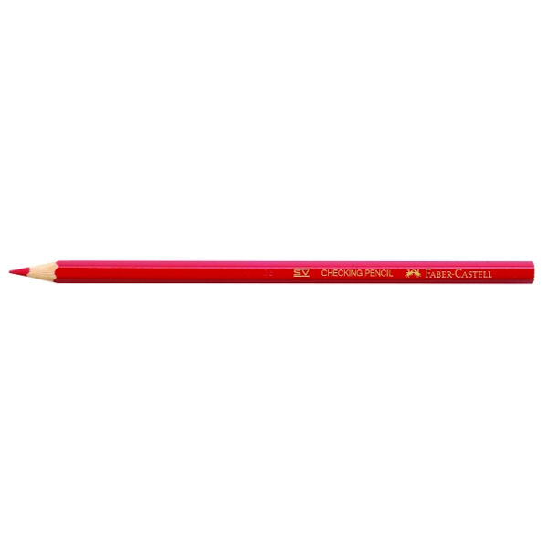 Faber Pencil Standard Red Check
