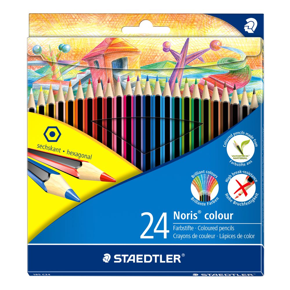 Pencil Coloured Staedtler Noris Club 24 (FS)