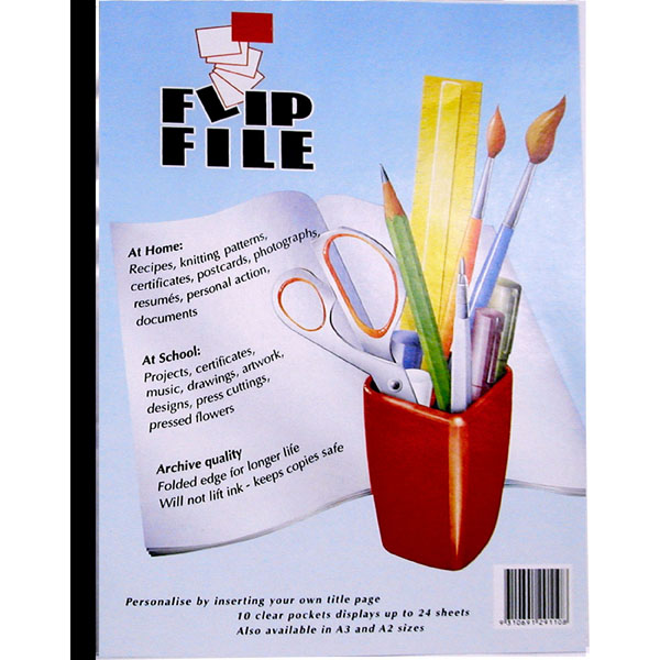 Flip File Esselte A4 10 Inserts (FS)