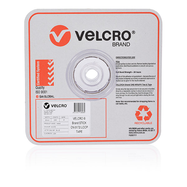 Velcro Strip Loop Only 25mm x 25M Roll