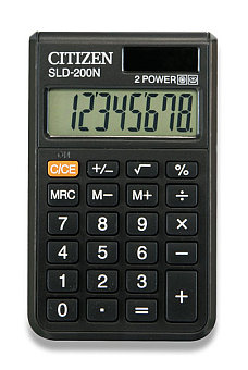 Calculator Pocket Citizen SLD200N Dual Power