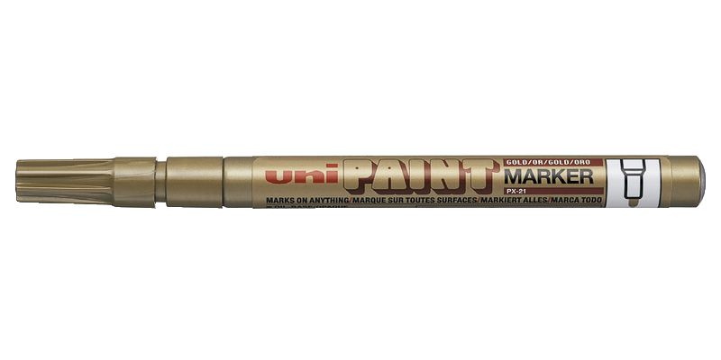 Marker Paint Uniball Bullet Fine 1.2mm Gold (FS)