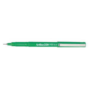 Pen Artline 200 Fineliner 0.4mm Green (FS)