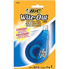Correction Tape BIC Wite Out EZ Correct