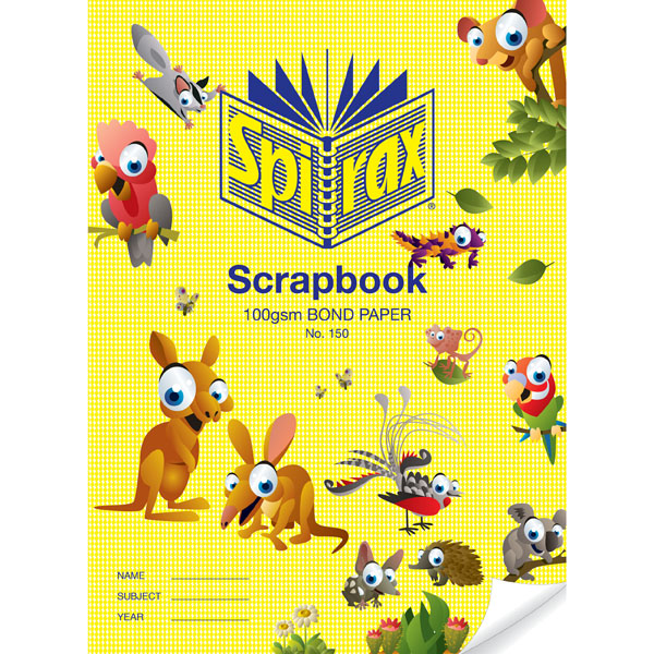 Scrap Book Spirax 335x245mm 100gsm 64 Page