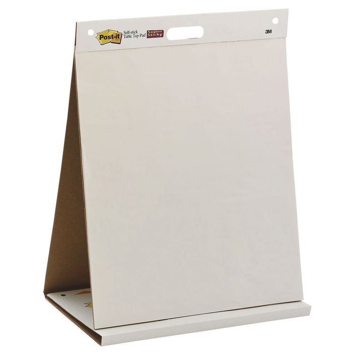 Post-It Note Easel Pad 563 White 635x774mm Table Top