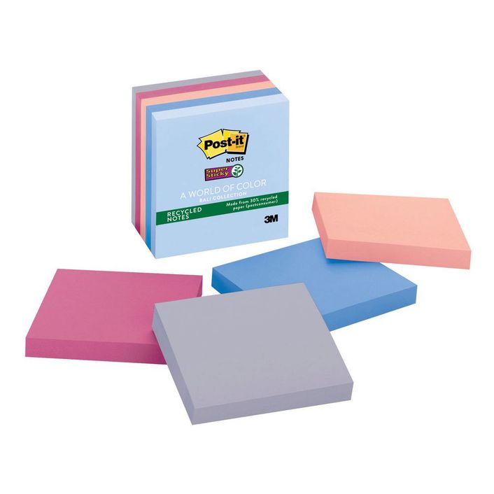 Post-It Note 654-5SSNRP 73x73 Asst Ultra Pack 5 Bali