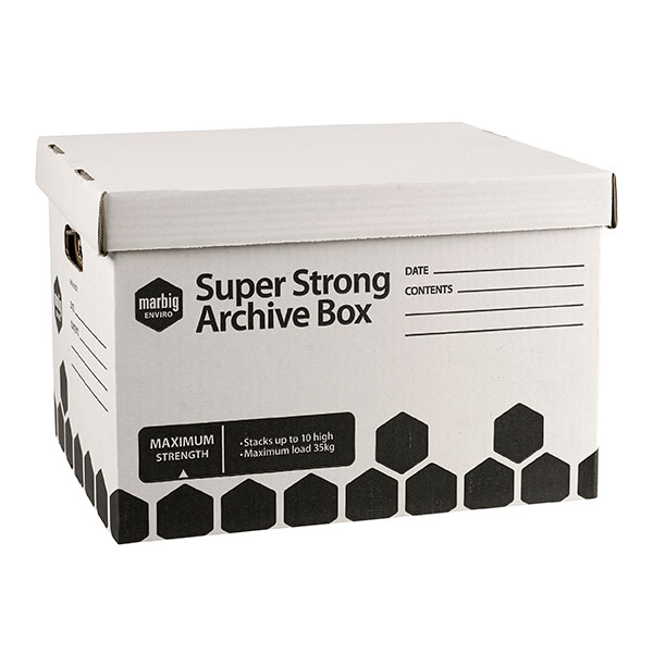 Archive Box Marbig Super Strong Single (FS)