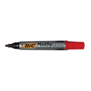 Marker Permanent BIC Marking 2000 Bullet Red (FS)