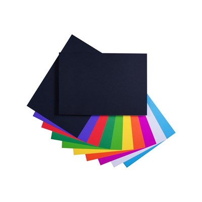 Cover Paper Quill A3 125gsm Assorted 10 Colours Pkt250 (FS)