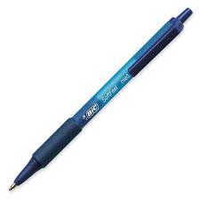 Pen BIC Soft Feel Medium Retractable Blue (FS)