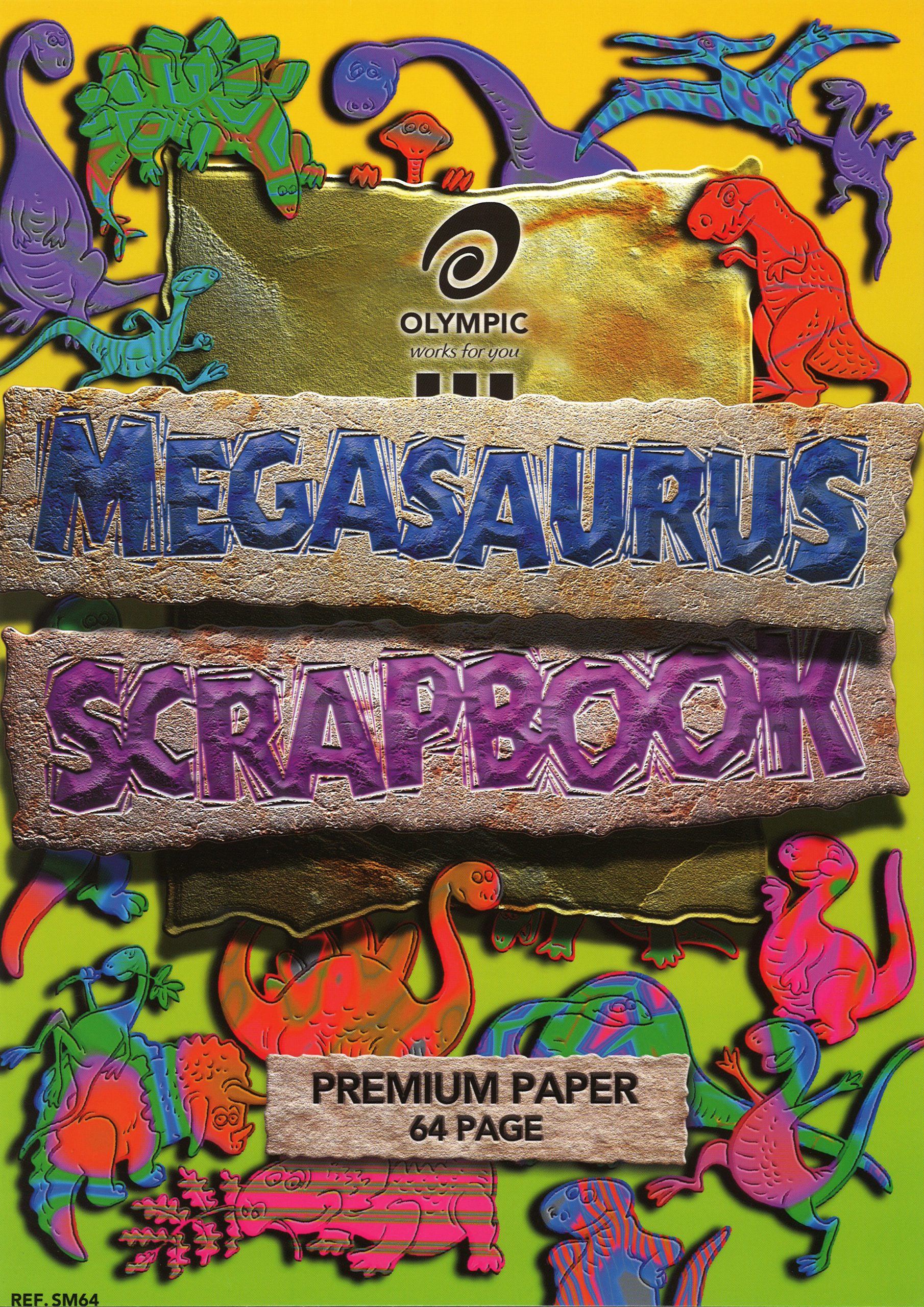 Scrap Book Megasaurus 335x245mm 64 Page