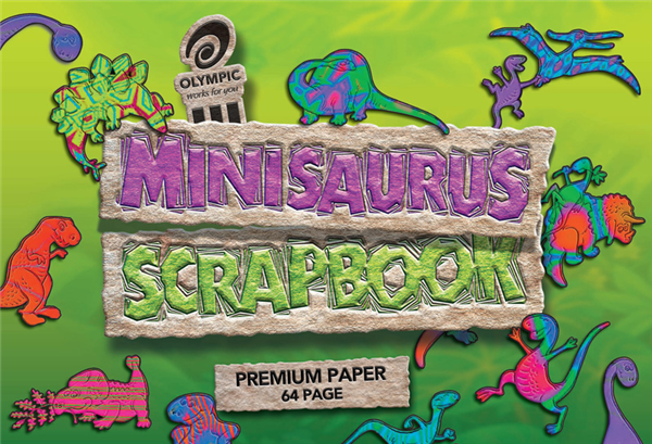 Scrapbook Minisaurus 168x240mm 64 Page