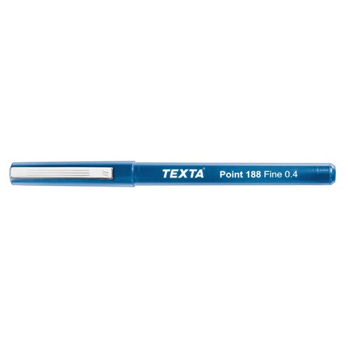 Pen Fineliner Texta Point 188 0.4mm Blue (FS)