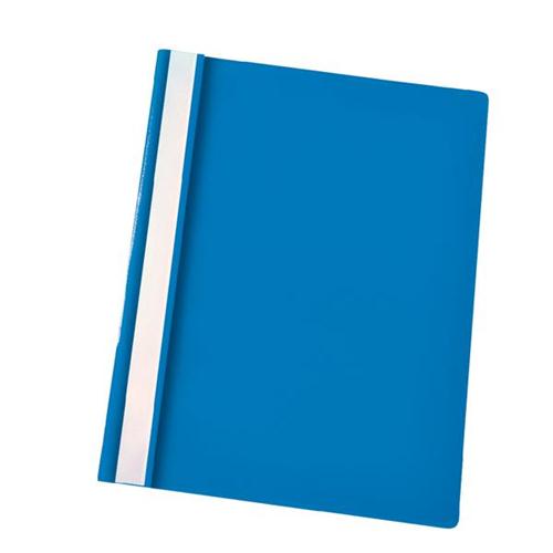 Flat File A4 Plastic Clear Cover Blue