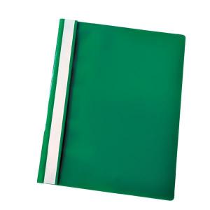 Flat File A4 Plastic Clear Cover Green