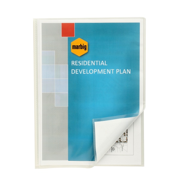 Flic File A4 20 Pocket With Insert Cover