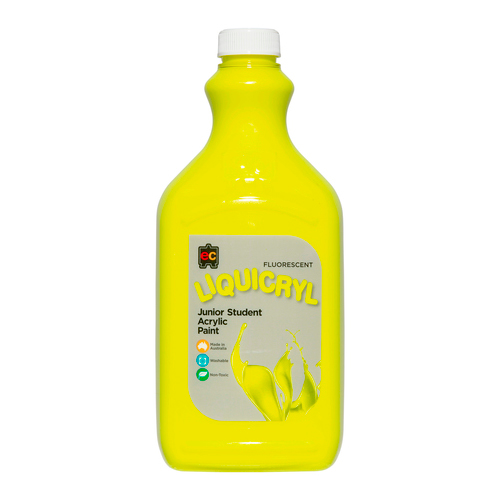 EC Liquicryl Acrylic Paint 2L - Fluoro Yellow (FS)
