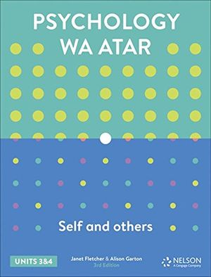 Psychology WA ATAR: Self and Others Units 3&4 Student Book 3rd Ed