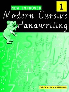 New Improved Modern Cursive Handwriting Book 1