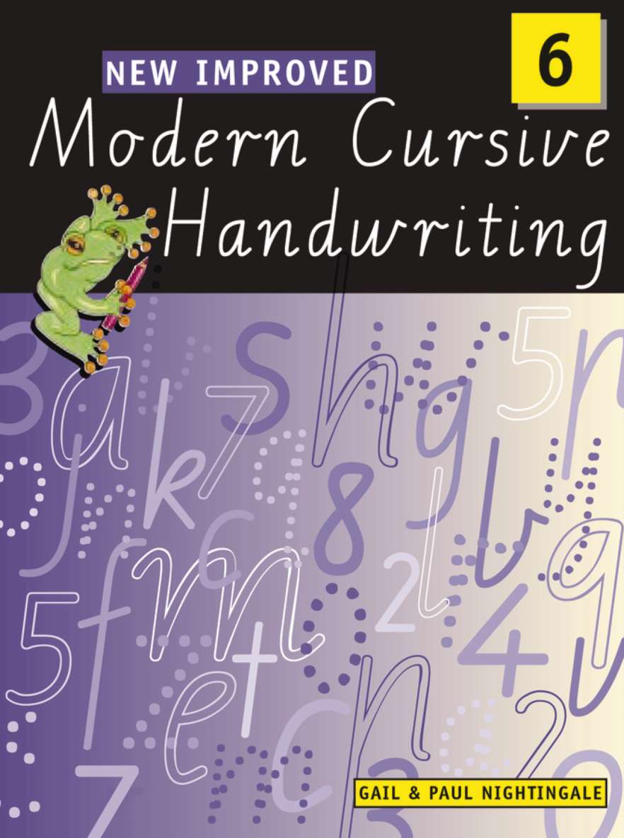 New Improved Modern Cursive Workbook 6