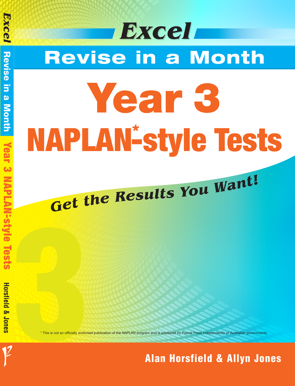 EXCEL REVISE IN A MONTH - YEAR 3 NAPLAN*-STYLE TESTS