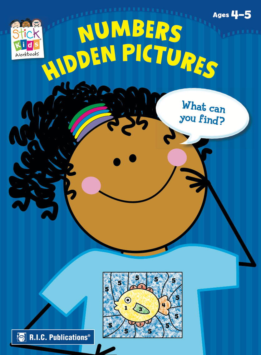 Stick Kids Maths - Numbers Hidden Pictures - Ages 4-5