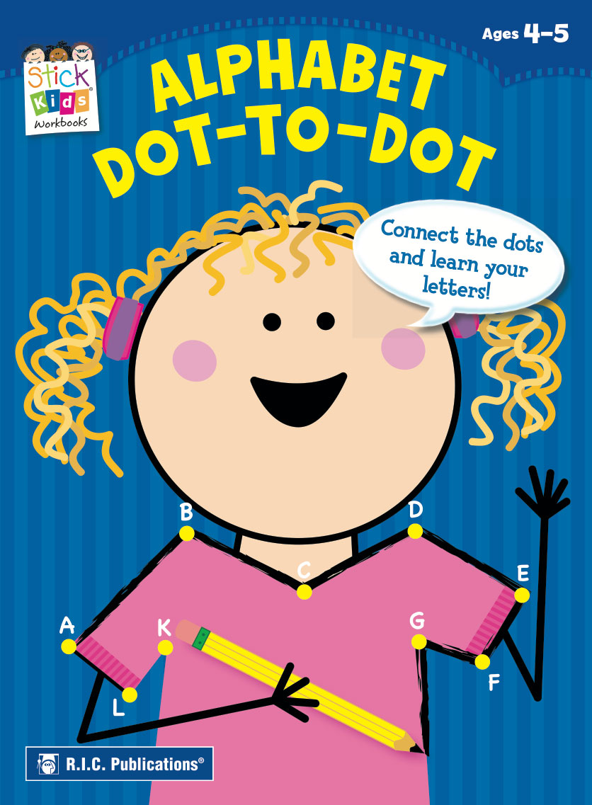 Stick Kids English - Alphabet Dot-To-Dot - Ages 4-5