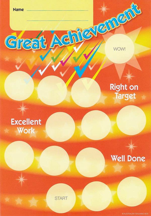 Great Achievement Achievement Cards (PAPER) Pack 35