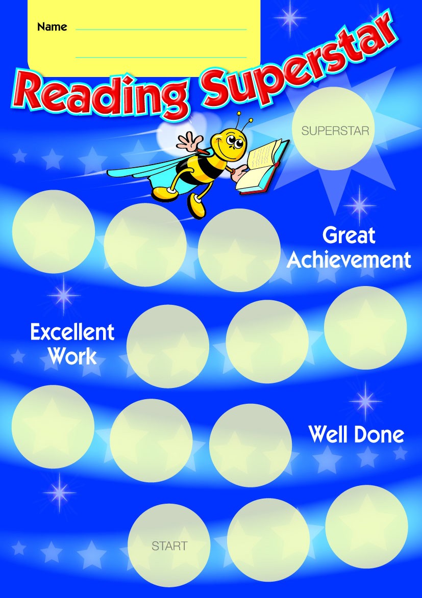 Reading Superstar Achievement Cards (PAPER) Pack 35