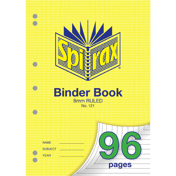 Binder Book Spirax A4 96 Page 8mm