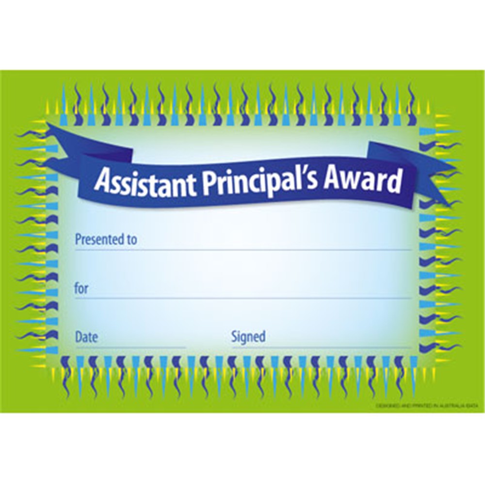 Assistant Principal’s Award Certificates Pack 200