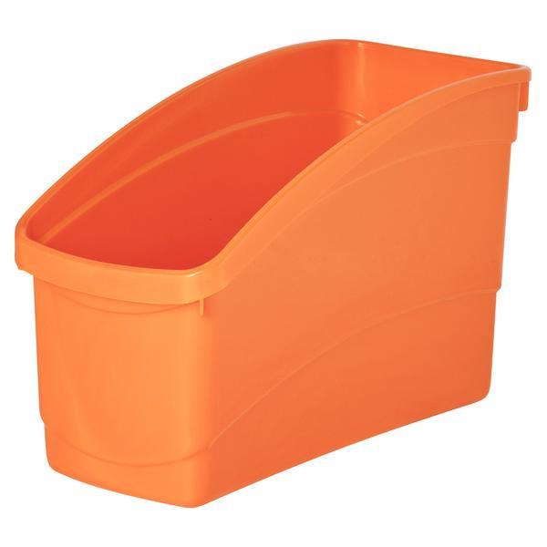 Elizabeth Richards Plastic Book and Storage Tub - Orange