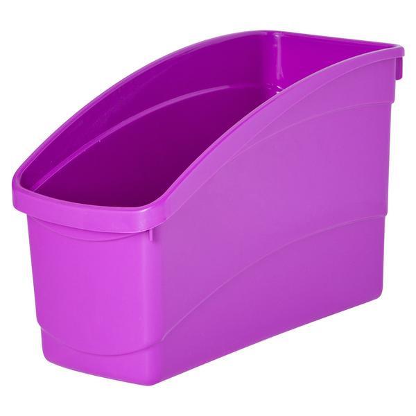 Elizabeth Richards Plastic Book and Storage Tub - Purple