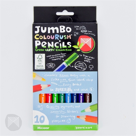 Pencil Coloured Micador Jumbo 10