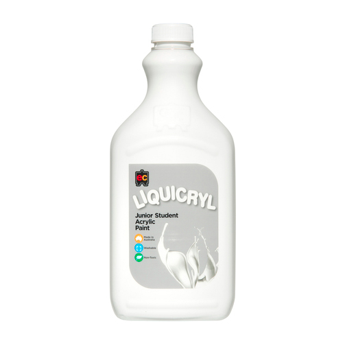 EC Liquicryl Acrylic Paint 2L - White (FS)