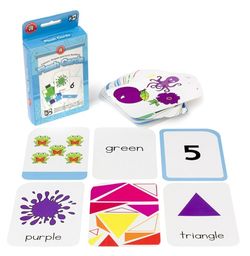 FLASH CARDS LCBF 87X123MM COLOURS/SHAPES/EARLY NUMBERS