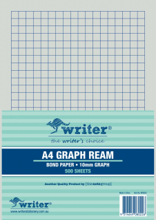 Paper Graph A4 Writer 10mm Potrait Pkt500 (FS)