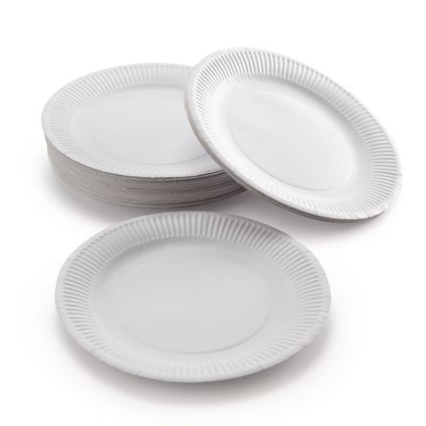 Paper Plate Uncoated 230mm Pkt50 (FS)