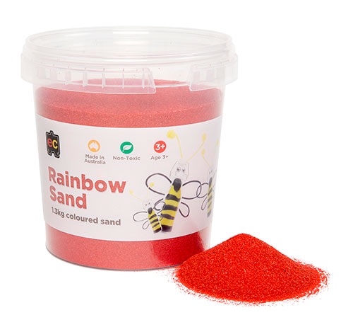 Rainbow Sand 1.3kg Tub Red